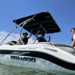 Big Air Ice Tower and Tube Top Bimini - 2001 SeaDoo Challanger 1800