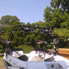 Big Air Ice tower - 2005 SeaDoo Challanger 180 - Black Aluminum - Wakeboard tower (2)