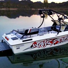 Big Air Ice tower - 1988 Starcraft - Black Aluminum - Wakeboard tower (1)