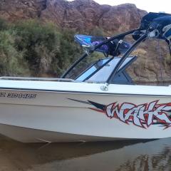 Big Air Ice tower - 1988 Starcraft - Black Aluminum - Wakeboard tower (2)