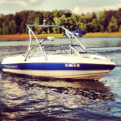Big Air Ice Tower - StringRay - wakeboard rack -  polished - aluminium - wakeboard tower