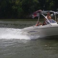 Big Air Ice tower - 2012 Stingray - 195RX - Polished Aluminum - Wakeboard tower