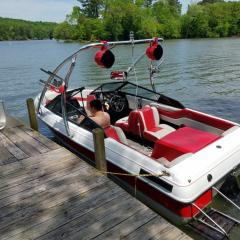 Big Air Ice tower - 1989 Sunbird Corsair 175 - Polished Aluminum- wakeboard towers (2)