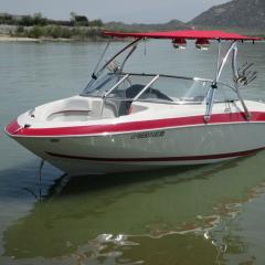 Big Air Ice Tower - VIP - SS bimini -  polished - aluminium - wakeboard tower
