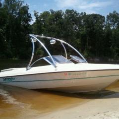 Big Air Ice Tower - VIP - polished aluminium - wakeboard tower