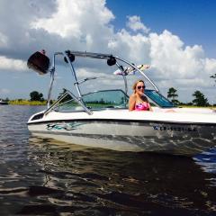 Big Air Vapor tower - 1995 Chaparral 180SL - Polished Aluminum - Wakeboard tower (3)