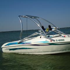 Big Air Vapor Tower - Larson - polished aluminium - wakeboard tower