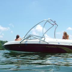 Big Air Vapor Tower - Marada - polished aluminium - wakeboard tower