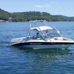 Big Air Vapor-1995 Mastercraft Maristar 200 VRS-Polished Aluminum-wakeboard tower (1)