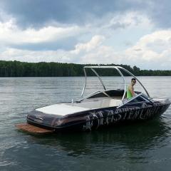 Big Air Vapor Tower - Mastercraft - polished aluminium - wakeboard tower