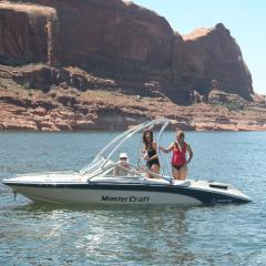 Big Air Vapor Tower - Mastercraft - tristar 190 - polished aluminium - wakeboard tower