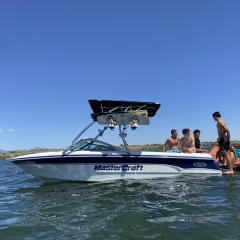 Big Air Vapor tower and Super Shadow Bimini - 2000 Mastercraft ProStar 195
