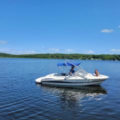 Big Air Vapor tower - 2004 maxum 1800 SR3 - polished aluminum - wakeboard tower