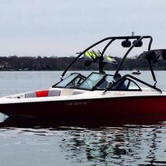 Big Air Vapor Tower - Moomba - Outback - black - aluminium - wakeboard tower