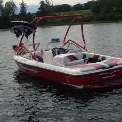 Big Air Vapor tower - 2005 Moomba Outback - Aluminum - Wakeboard tower (3)