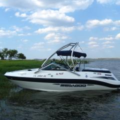 Big Air Vapor Tower - SeaDoo - polished aluminium - wakeboard tower