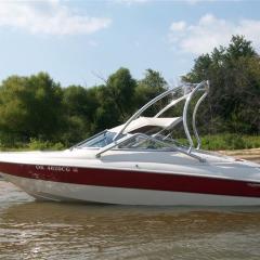 Big Air Vapor Tower - Starcraft - polished aluminium - wakeboard tower