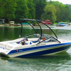 Big Air Vapor Tower - 1991 Wellcraft - Eclipse 186 - 19' - Black Powder Coat - Aluminum - Wakeboard Tower