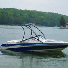 Big Air Vapor Tower - 1991 Wellcraft - Eclipse 186 - 19' - Black Powder Coat - Aluminum - Wakeboard Tower