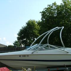 Big Air Vapor Tower - Wellcraft - polished aluminium - wakebaord tower
