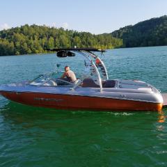 Big Air Wave Tower - 2000 Mastercraft 230 VRS - Polished Aluminum - wakeboard tower