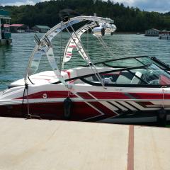 Big Air Wave Tower - 2016 Regal - Polished Aluminum - wakeboard tower (2)