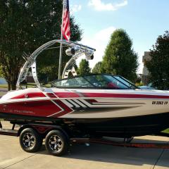 Big Air Wave Tower - 2016 Regal - Polished Aluminum - wakeboard tower (4)