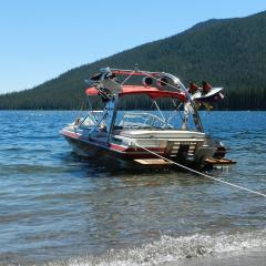Big Air Wave Tower - Reinell - polished aluminium - wakeboard tower