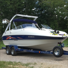 Big Air Wave Tower - 2005 Stingray 220DR - Polished Aluminum - Wakeboard tower