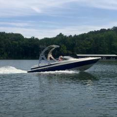 Big Air Wave Tower - 1997 Sylvan - Polished Aluminum - wakeboard tower